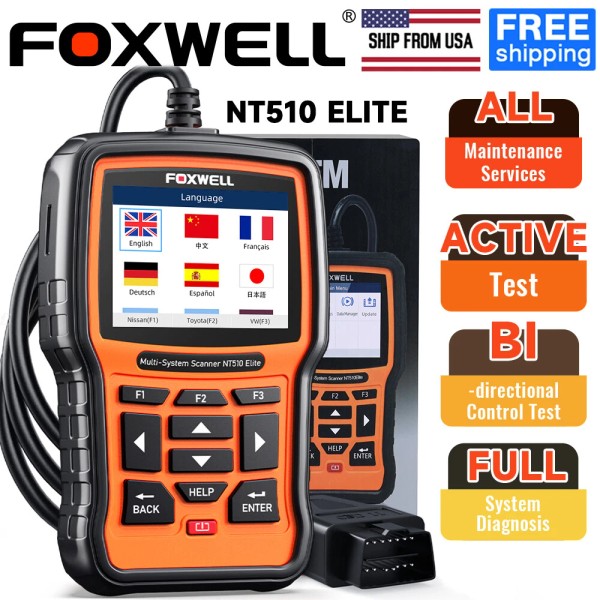 FOXWELL For Land Rover jaguar Bidirectional All System OBDII Scanner