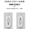Easy on/off connection of power switch lamp knob, suitable for