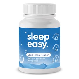 Sleep Easy Suplemento natural para ayudar al sueo  Magnesio, Ashwagandha, GABA, L-teanina y 5 hierbas calmantes  Sin melatonina y sin formacin de...  
