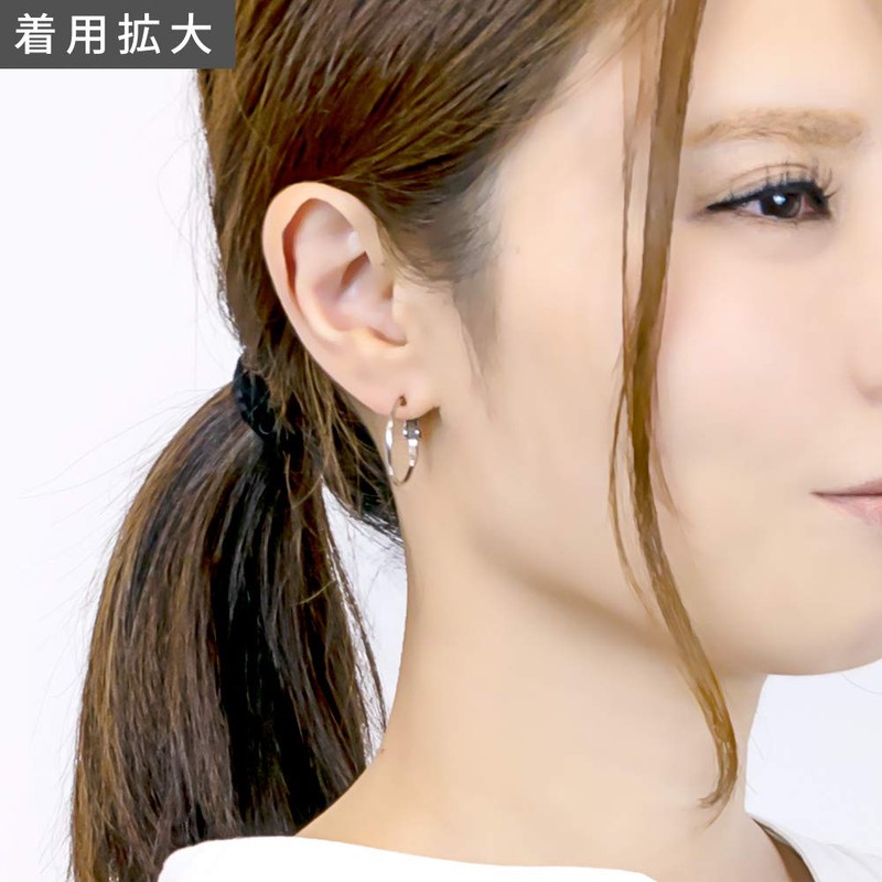 Alive Titanium Post Nickel Free Hypoallergenic Hoop Ring, Metal, Medium,