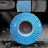 WOMGF Flap Discs Diameter 76 mm x 10 mm Grit