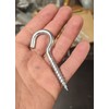 M8 Screw-in Hooks Large Heavy Duty Cup Hooks Screw in