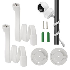 Yqhugbc Pack of 2 Baby Monitor Brackets, Camera Mount, Compatible with TP-Link Tapo Pan/Tilt C200/C210/C211/C212/C220/C225, for Flexible Security Camera, No Drilling Installation