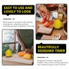 Ciieeo 2pcs Cartoon Kitchen Timer Lemon-Shaped Mechanical Countdown Timer for