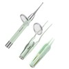 LED Lighted Earpick Set Ear Wax Removal Noseclip Forceps Bright