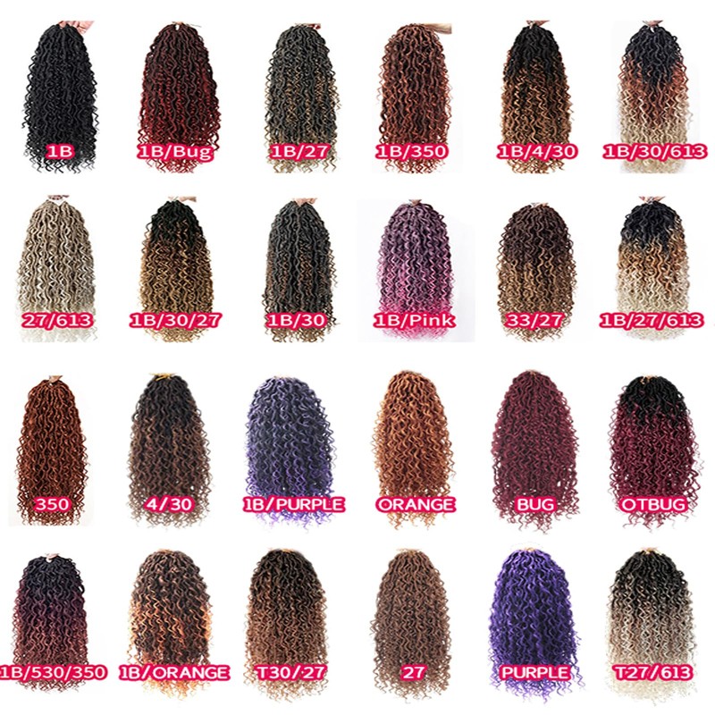 Goddess Locs Crochet Hair 22Inch 8Pack Faux Locs(27/613, 22inch(Pack of