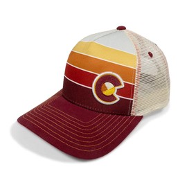 Campfire Fader Hat (Small Fit) Red