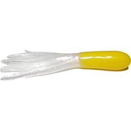 Big Bite Baits 15CRTU13 Crappie Tube, 1 1/2',Yellow/Pearl, 10-Pack