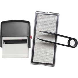 Kit De Sellos De Goma (1 Unidad) para Personalizar con Tinta, Ideal para Marcar Ropa Y Pertenencias De Los Niños con Su Nombre.