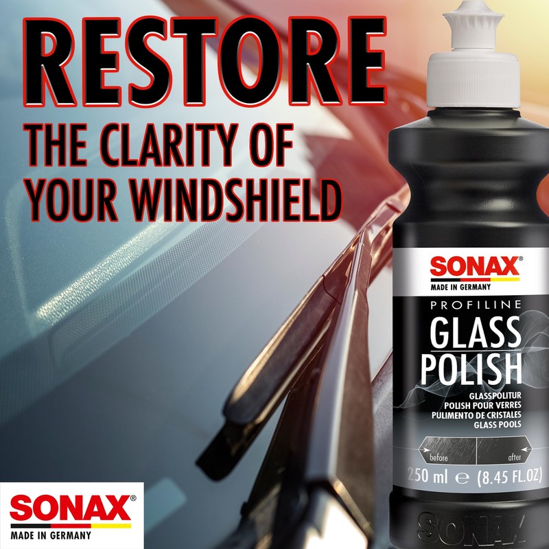 SONAX Glass Polish 27314 | Professional Grade Cleaner for Smooth
