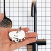 Tinoaly 6pcs Stainless Steel Faucet Aerator Key Wrench with Ring,