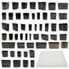 JMZLLRX 51 PCS Leather Cutting Die Set, 50 PCS Multiple