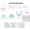 Cermant 20 Sets SH1.0mm 2 Pin Connector Plug Male with