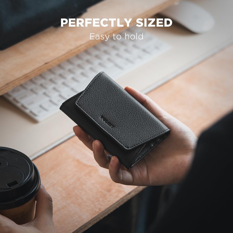 VULKIT Credit Card Holder for Women with Clear ID Window