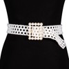 Barry.Wang 2pcs Pearl Belts Gift for Women Wedding Sash Belt