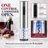 Rechargeable Electric Wine Opener with Foil Cutter USB C Charging