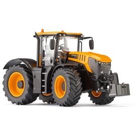 WIKING 077848 JCB Fastrac 8330 Model Tractor, 1:32, Metal / Plastic, for 14 Years and Above, Many Functions, Interchangeable Wheels, Detailed Cab with Instruments, Bonnet for Opening