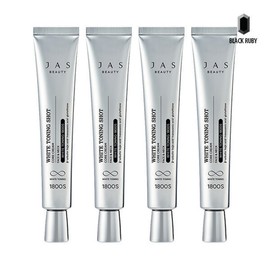 Jas White Toning Shot Core Cream 40ml x4 / Whitening / Wrinkle / 쟈스 화이트 토닝 샷 코어 기미크림 40ml x4 미백주름