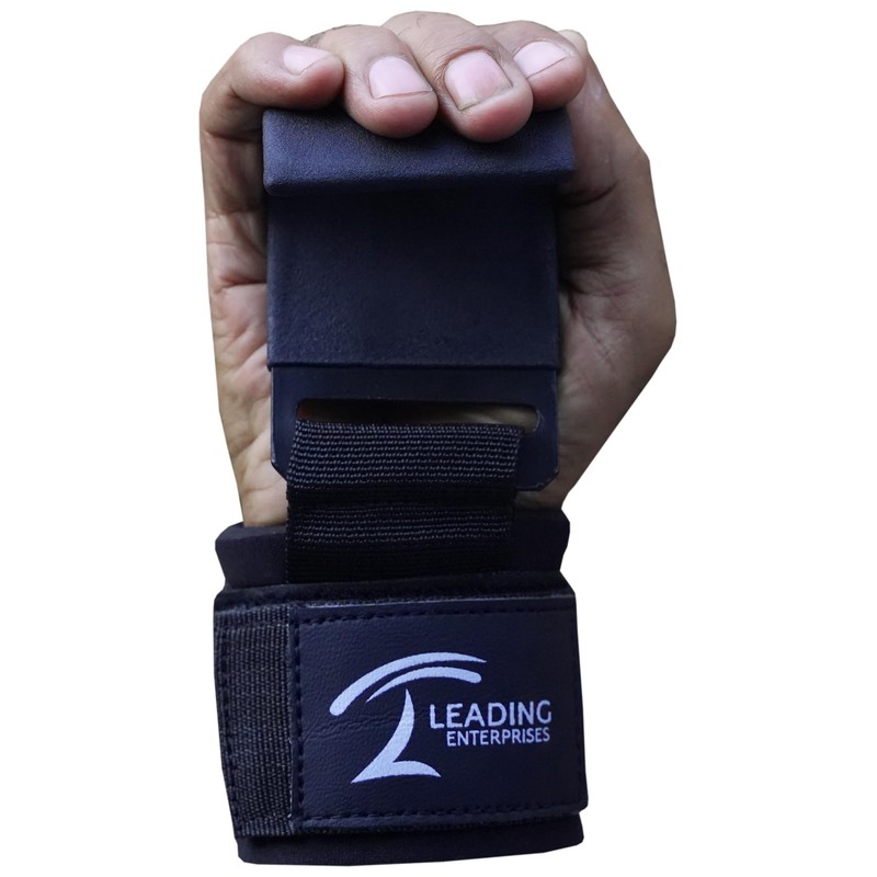 Leading Weight Lifting Hooks Straps Pair, 8mm Neoprene Padded Wrist
