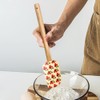 Jayomoli Silicone Kitchen Spatula Set, Wooden Handle Spatula Set for
