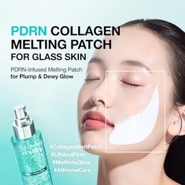 ANUA Salmon DNA PDRN Collagen Melting Patch for Glass skin, Smile Line Patches, Wrinkle Patches, Melting Thin Collagen Patch, Firming for Fine Lines, 