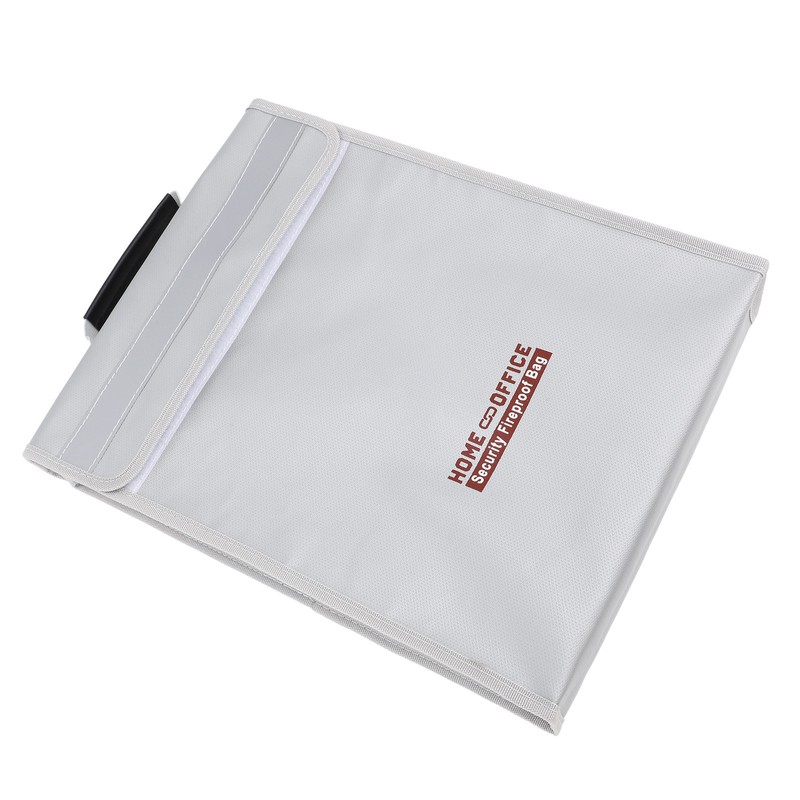 Fireproof Document Holder Pouch Waterproof Fireproof Money Bag with Zipper