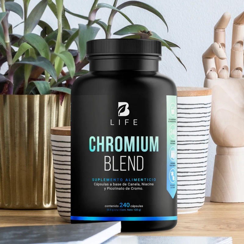 Picolinato De Cromo De 240 Cápsulas Chromium Blend B Life