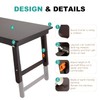 Nnewvante Large Size Floor Desk, Folding Low Coffee Table, No