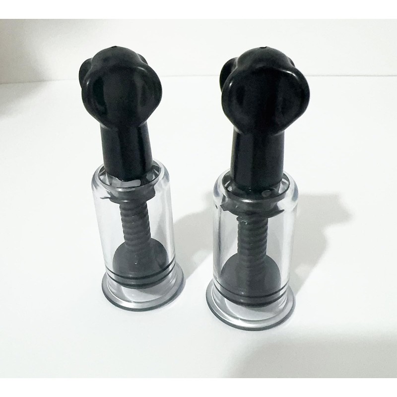 Nipple Suction Cupping Toy 2pcs Set Twist Up Manual Vacuum