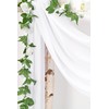 Showgeous Wedding Arch Draping Fabric 1 Panel 28" x20Ft Cream