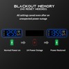 EASYERA 16.5" Large Digital Wall Clock with BT Sync, RGB