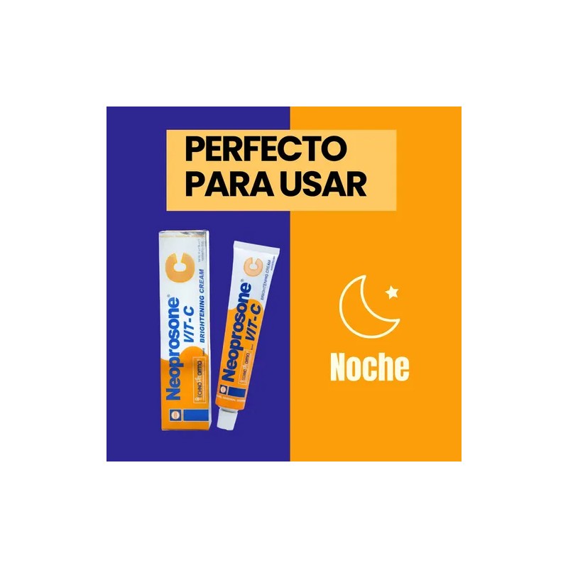 Crema Neoprosone con Vitamina C para Aclarar Manchas y Todo
