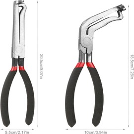 2 Pieces Electric Separating Pliers, Electric Connecting Pliers, Pipe Clamps Repair Tool for Vehicle Maintenance