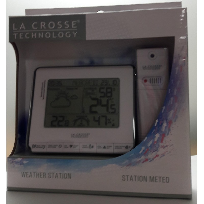 La Crosse Technology WS6818WHI-BLA Weather Station - White/Black