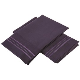 Clara Clark Queen Pillowcases Set of 2 - Ultra Soft Brushed Microfiber, Pillow Covers with Envelop Closure, Purple Eggplant.