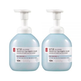 Illyyoon Illiyoon Ceramide Ato Bubble Wash & Shampoo 400ml 2pcs / 일리윤 세라마이드 아토 버블워시앤샴푸 400ml 2개