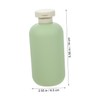 Sosoport 3pcs Refillable Shower Gel Dispenser Containers Convenient Travel Shampoo