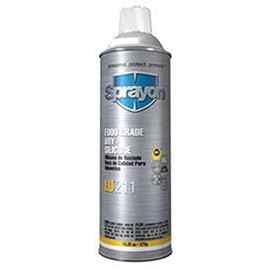 Sprayon LU211 Food Grade Dry Silicone Lube - Lot of 12
