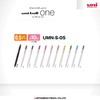 Mitsubishi Pencil Uni-Ball One UMNS05.33 Gel Ballpoint Pens, 0.02 inches