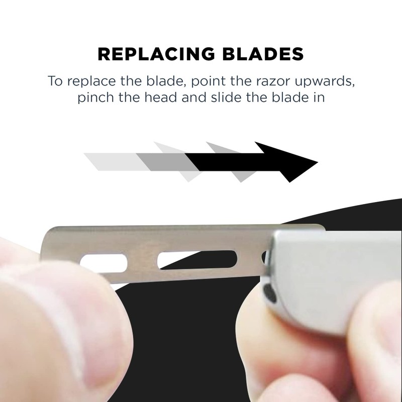 Feather Artist Club SS Razor Not Folding Handle Black (ACS