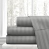 Ev Dekor® Double Duvet Cover Set Hotel Quality Stripes Satin
