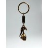 Spartan 4" Handmade Ancient Bronze Spartan Helmet Keychain