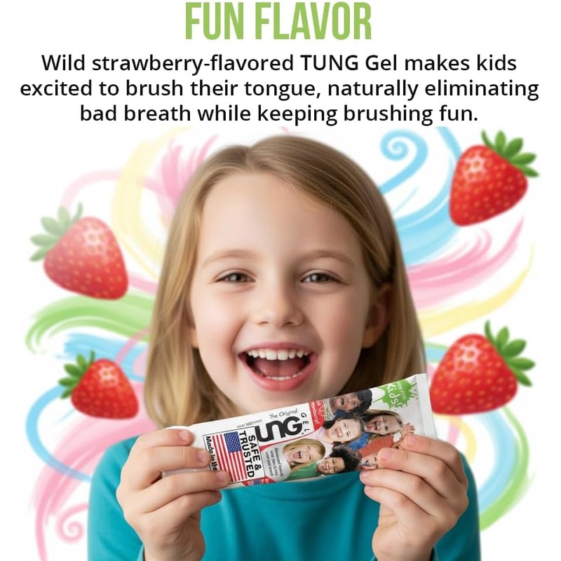 Raspador de lengua para niños Peak Essentials TUNG Kids –