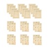 Pack of 24 Wooden Picture Frames Unfinished Wood Photos Frames