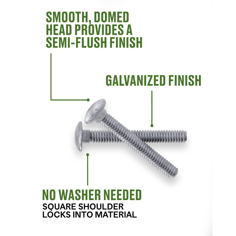 Hillman 1/2X12 Carriage Bolt