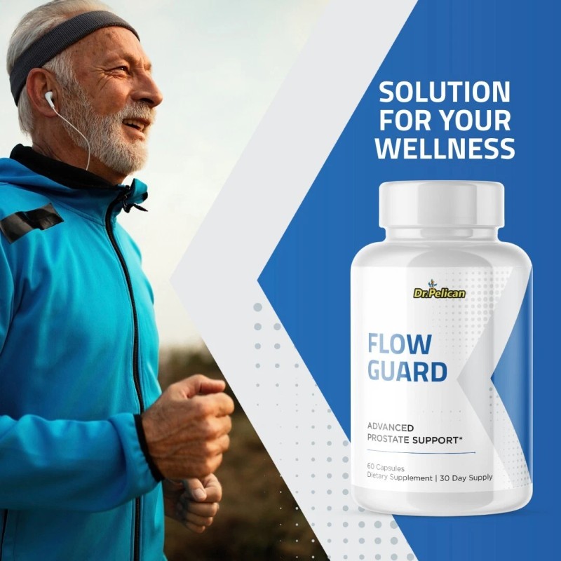 Pelican Vitamins Flow Guard - Prostate Support- 10 Bottles- 600