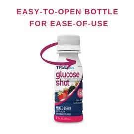 TRUEplus TRUEplus Glucose Shots 6 bottles - Mixed Berry
