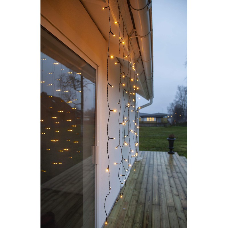 Star Trading Golden Warm White LED Light Curtain 1.3 x