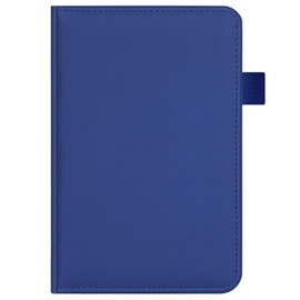 Gorbado Junior Padfolio Folder - A5 Portfolio Binder Case with 5 x 8 Writing Pad and Interior Storage Pocket Executive Business Organizer for Men Women, Royal Blue