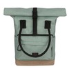 TOURBON Nylon Roll-Top Clip-On Market Shopper Bicycle Bag Backpack Shoulder